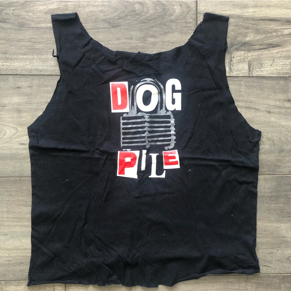 Dog Pile punk tank Medium Rock